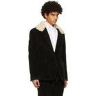 Dolce & Gabbana o1y1224 Velvet Blazer in Black Size US XXL / EU 58 / 5 - 2 Thumbnail