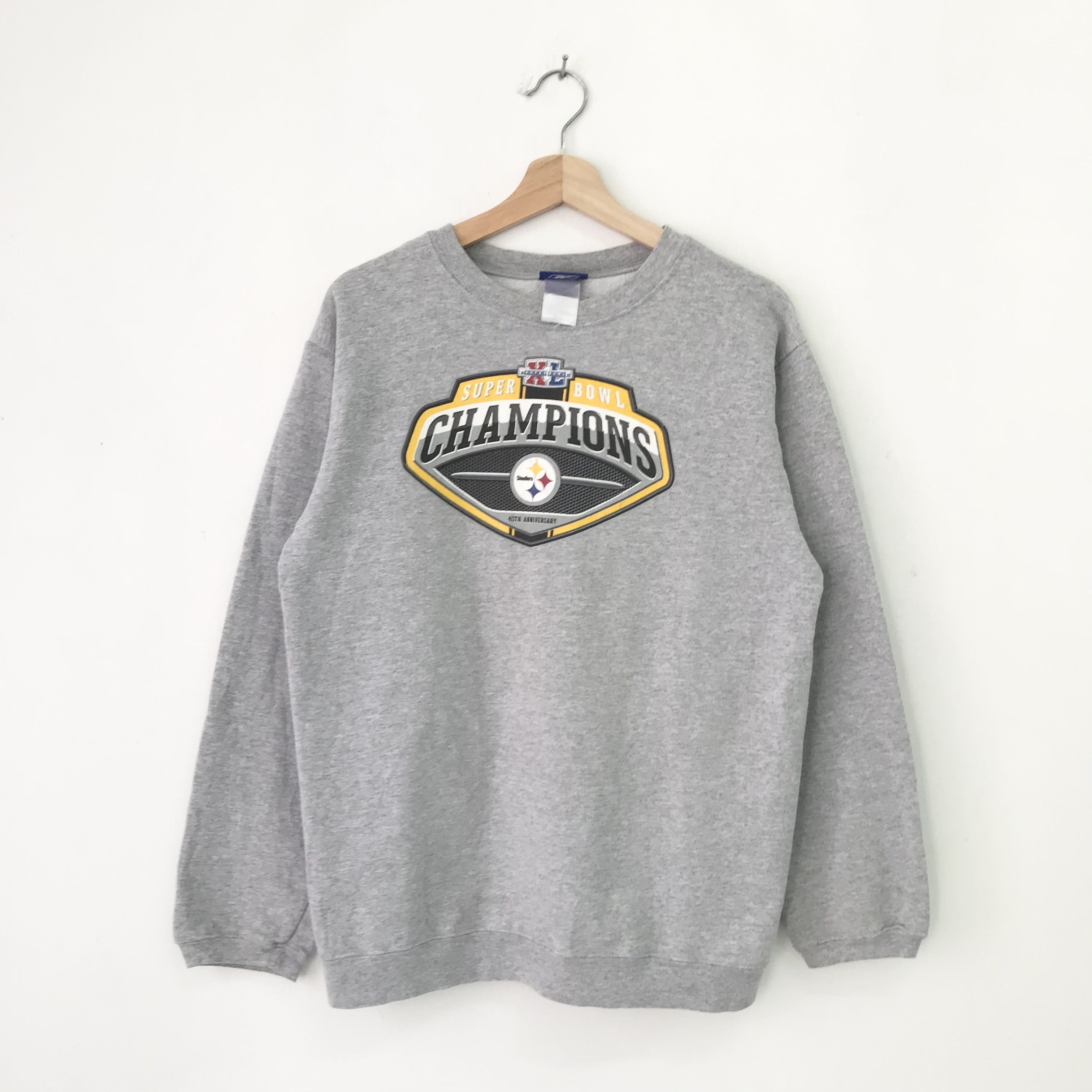 Vintage Vintage Pittsburgh Steelers Gray Sweatshirt - 507 Size US M / EU 48-50 / 2 - 1 Thumbnail