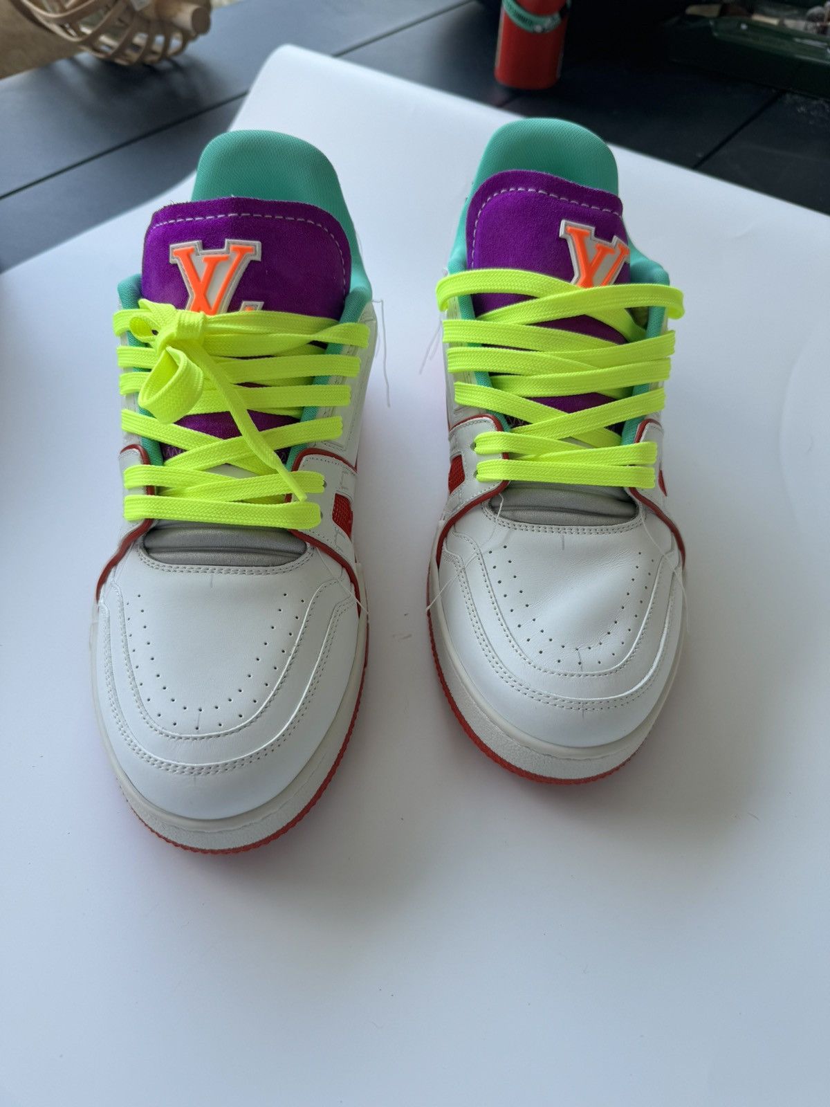 Louis Vuitton Louis vuitton trainer x paris exclusive Size US 7 / EU 40 - 2 Thumbnail