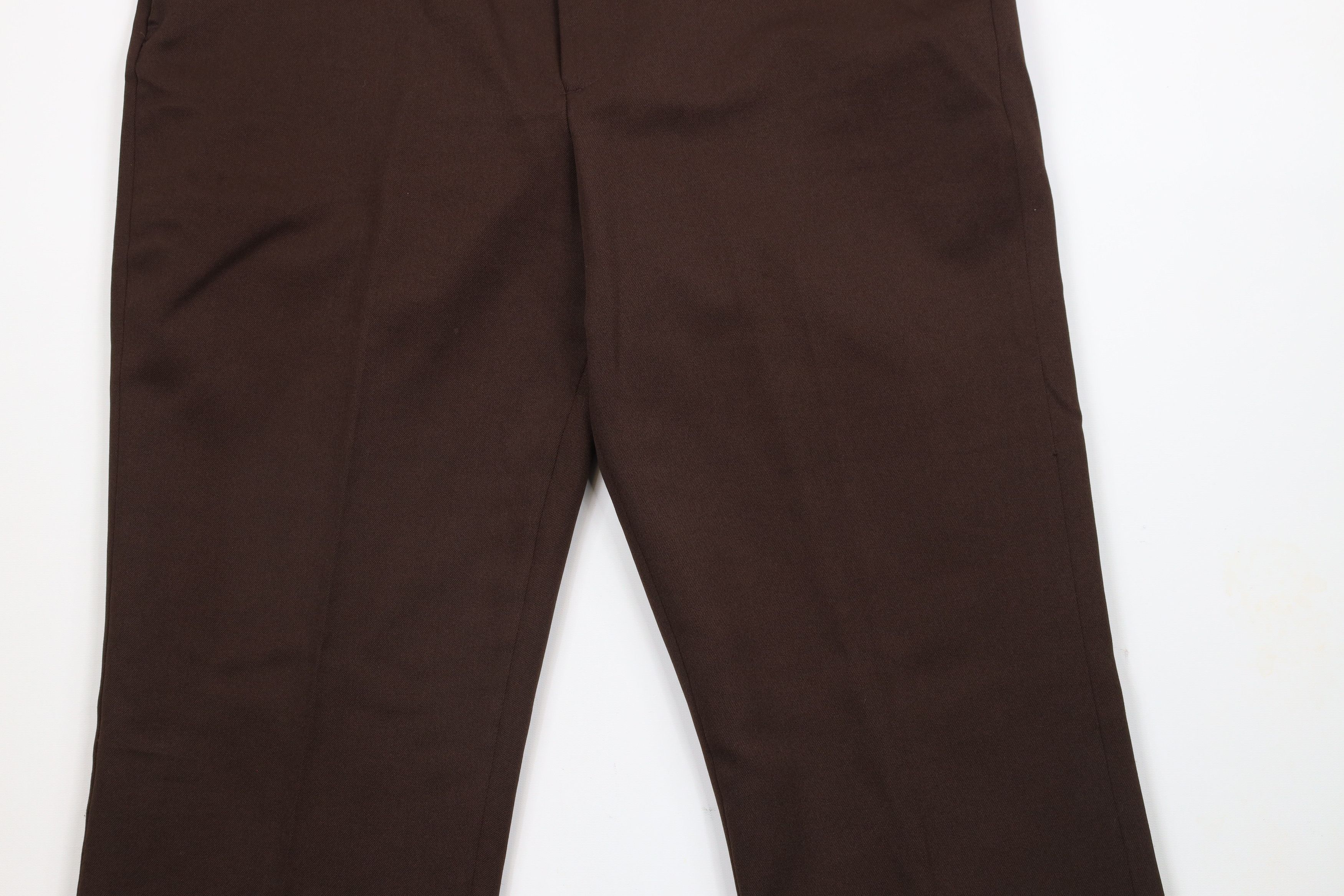 Vintage Vintage 70s Streetwear Wide Leg Bell Bottoms Pants Brown USA Size US 36 / EU 52 - 3 Thumbnail