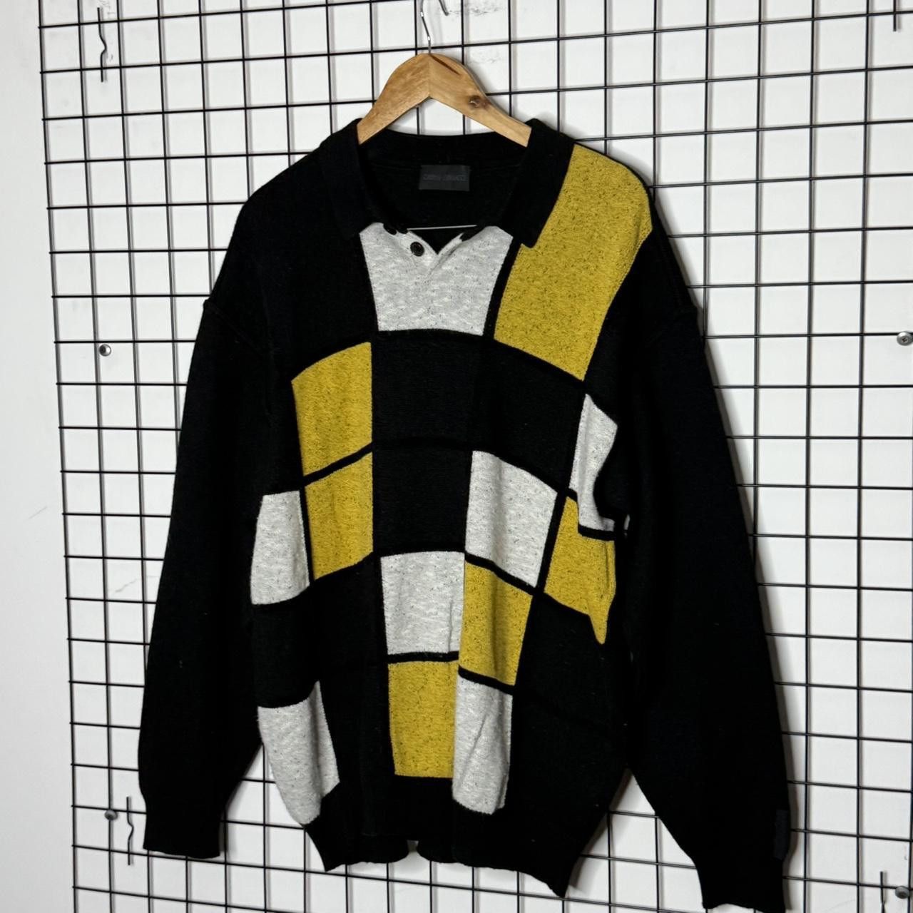 Carlo Colucci Carlo Colucci Vintage Abstract Geometric Print Wool 90s Size US XL / EU 56 / 4 - 2 Thumbnail