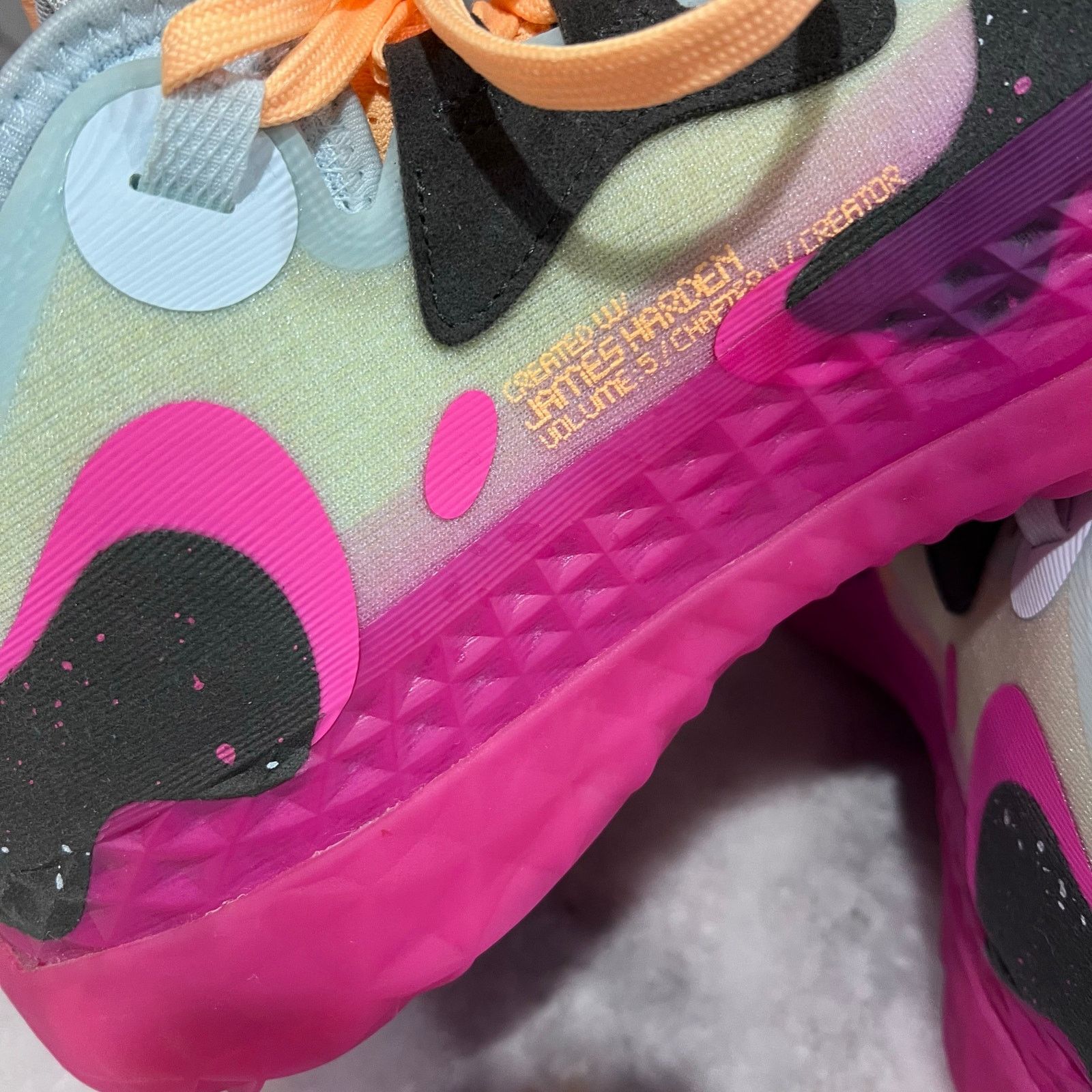 Adidas Adidas Harden Vol. 5 Futurenatural FZ1083 Men’s Size 12 Pink Size US 12 / EU 45 - 3 Thumbnail