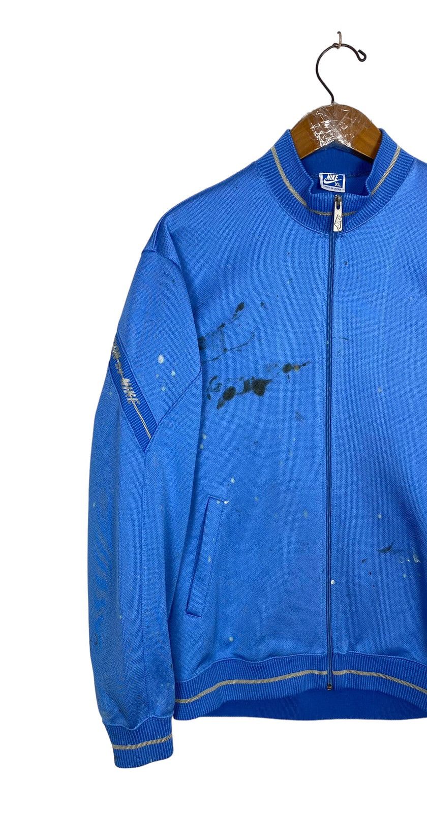 Nike Rare‼️ Vintage Nike Paint Distressed Sweater Made in Japan Size US M / EU 48-50 / 2 - 2 Thumbnail