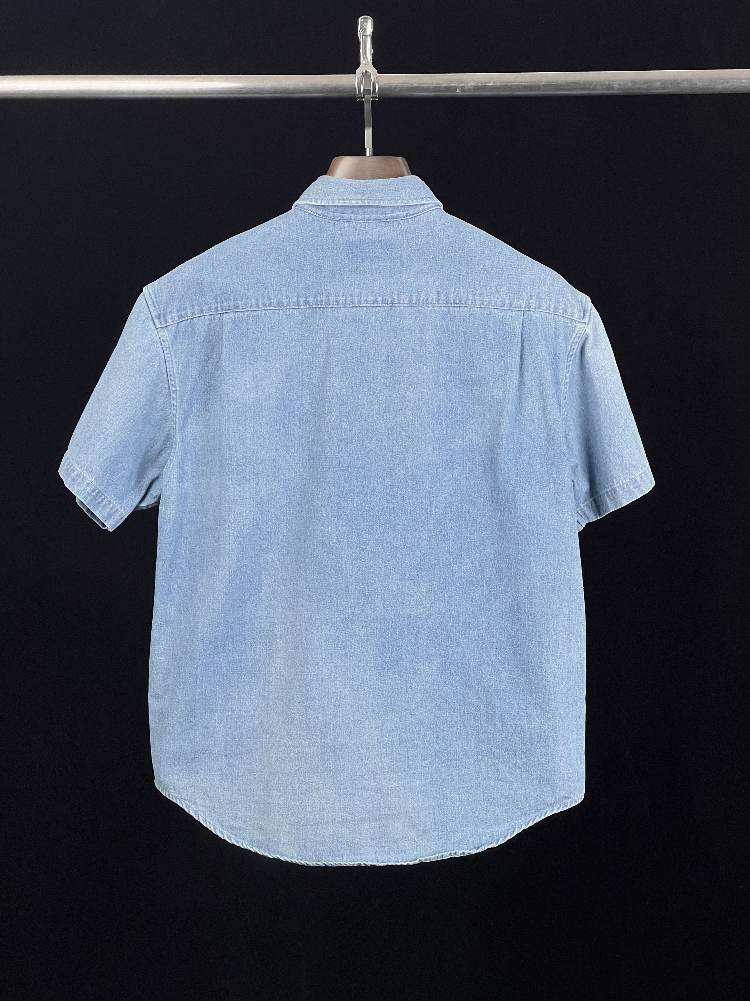 Supreme INVERT DENIM S/S SHIRT Embroidered Logo Size US S / EU 44-46 / 1 - 10 Thumbnail