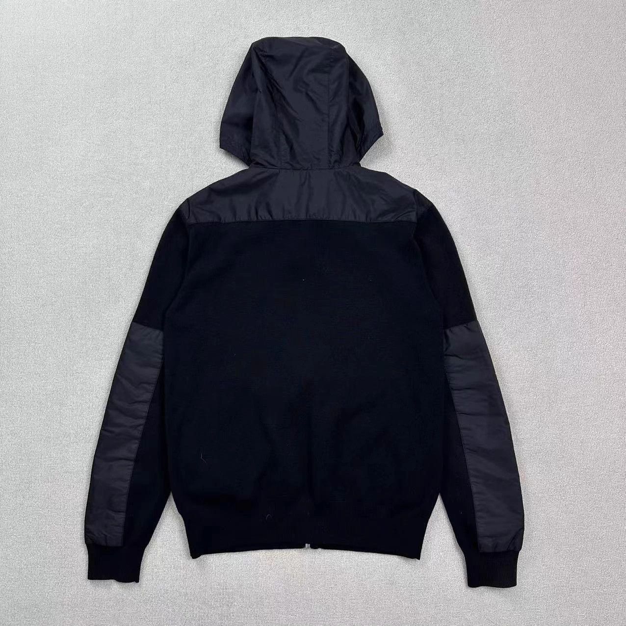 Prada Prada Wool Nylon Paneled Hooded Jacket IT 50 Size US M / EU 48-50 / 2 - 2 Thumbnail