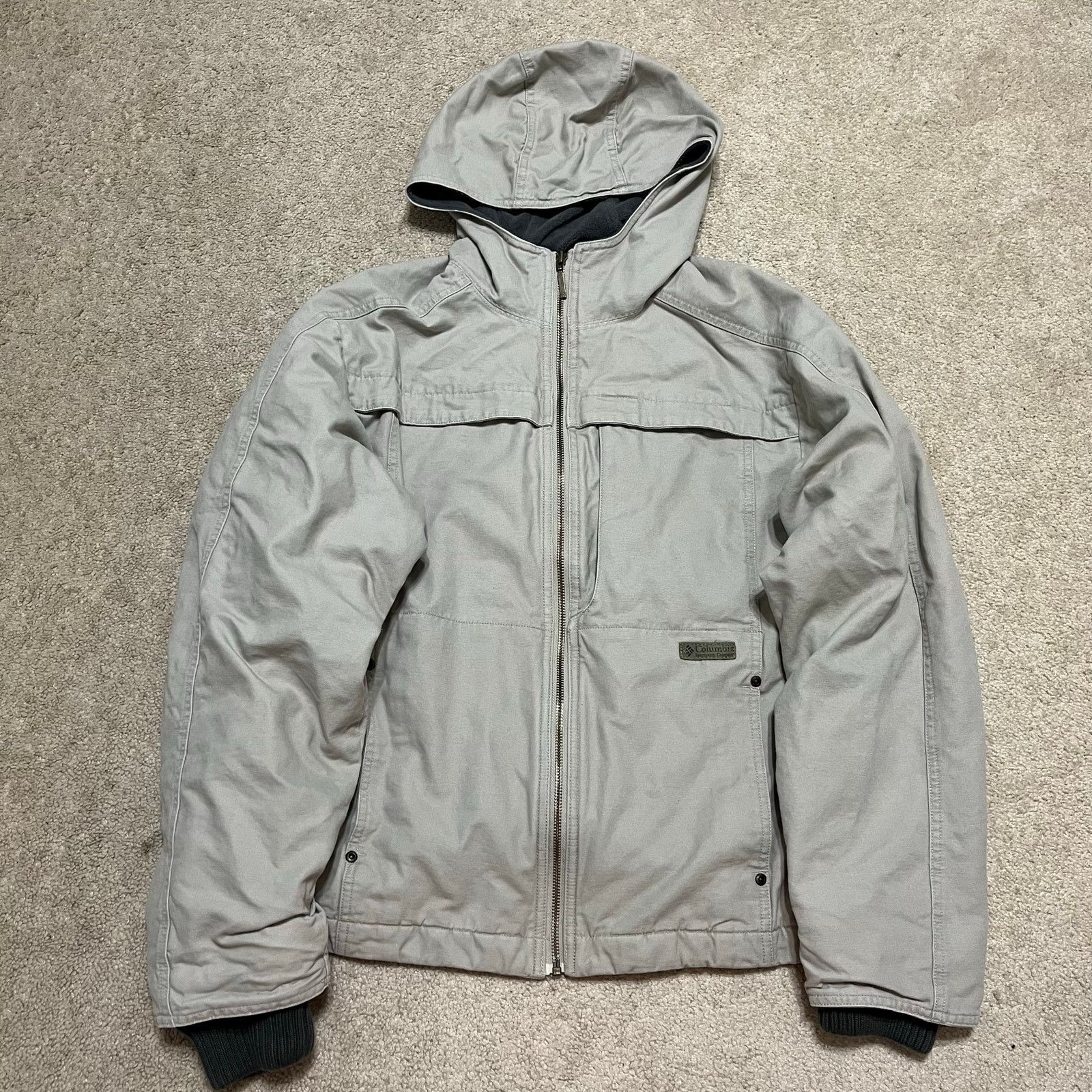 Columbia Columbia Blanket Lined Canvas Hooded Beige Jacket Medium Size US M / EU 48-50 / 2 - 1 Thumbnail