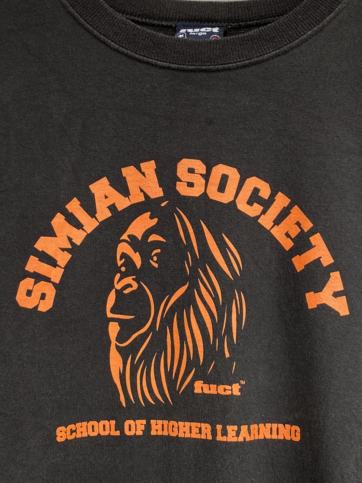 Champion Vintage FUCT x Champion Simian Society bApe Crewneck Size US L / EU 52-54 / 3 - 3 Thumbnail