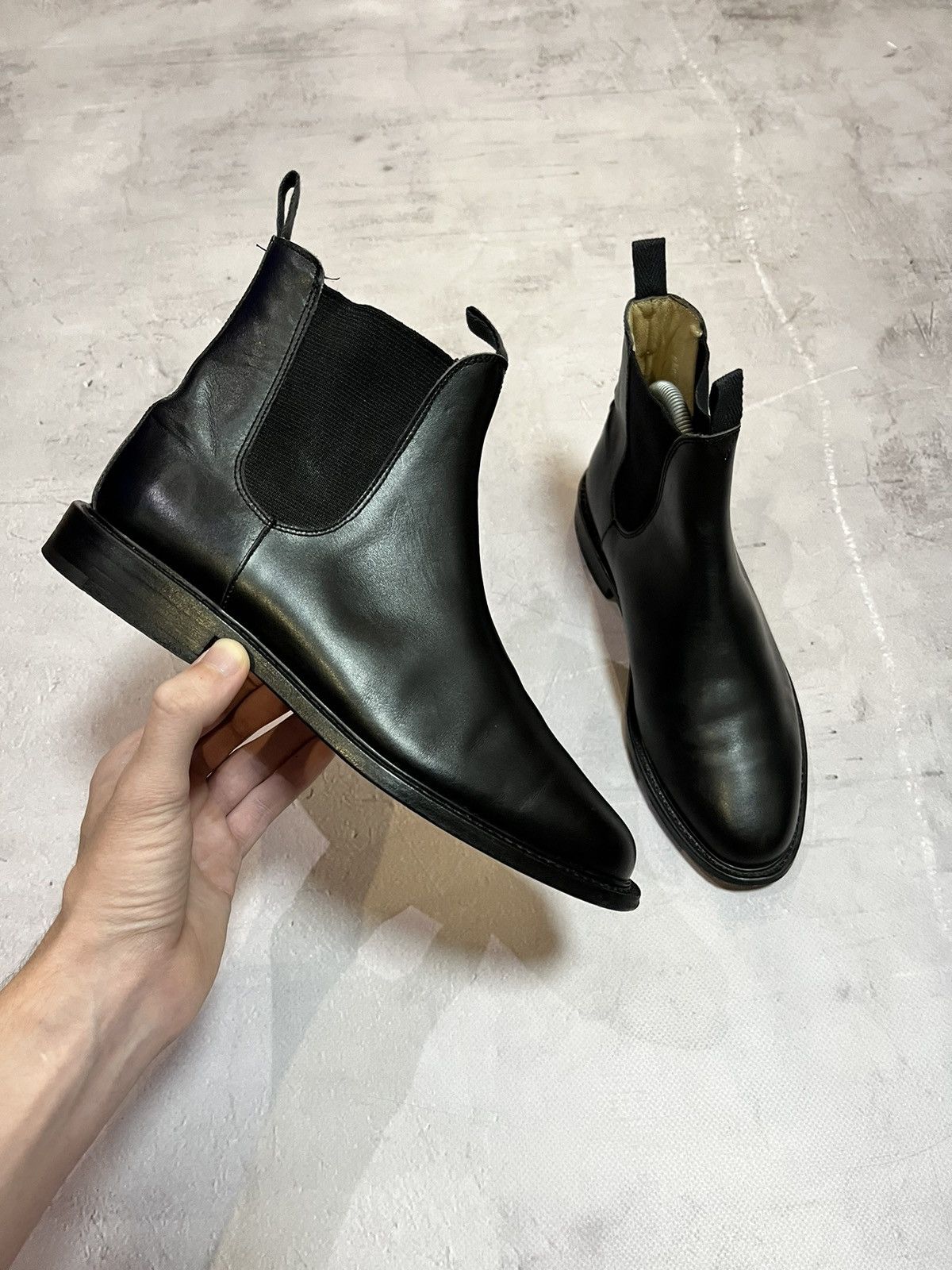Genuine Leather Paraboot Streetwear Paraboot Comfort Chelsea Boots Leather Shoes Grailed