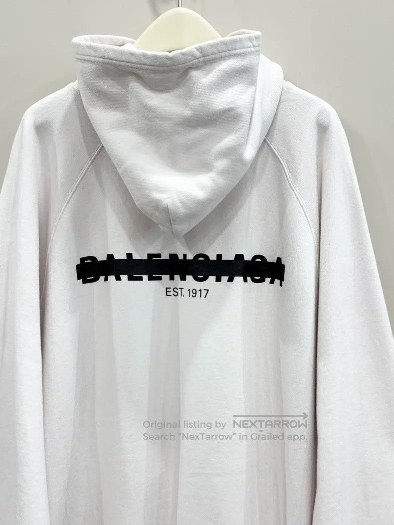 Balenciaga Balenciaga Strikethrough letter hooded sweatshirt Size US M / EU 48-50 / 2 - 5 Thumbnail