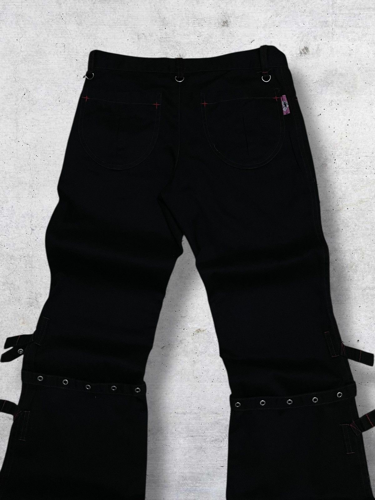Hysteric Glamour PUNK MAD 1990S JAPAN DESIGNER BONDAGE CROSS PUNK OG PANT Size US 28 / EU 44 - 12 Thumbnail