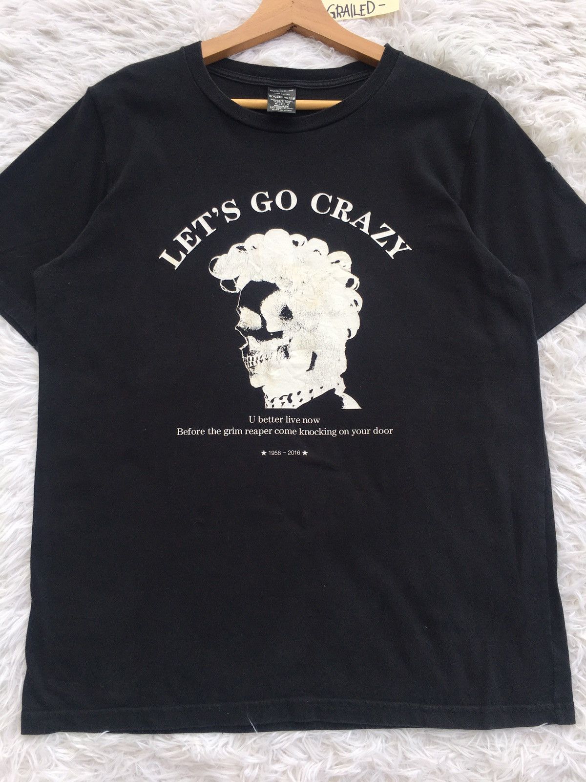 Number (N)ine Rare Vintage Number Nine Let’s Go Crazy Tshirt Size US M / EU 48-50 / 2 - 5 Thumbnail