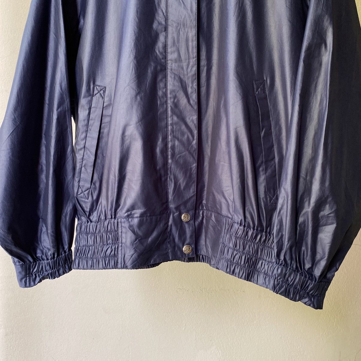 Dior Vintage Christian Dior Navy Stand Collar Windbreaker Size US M / EU 48-50 / 2 - 5 Thumbnail