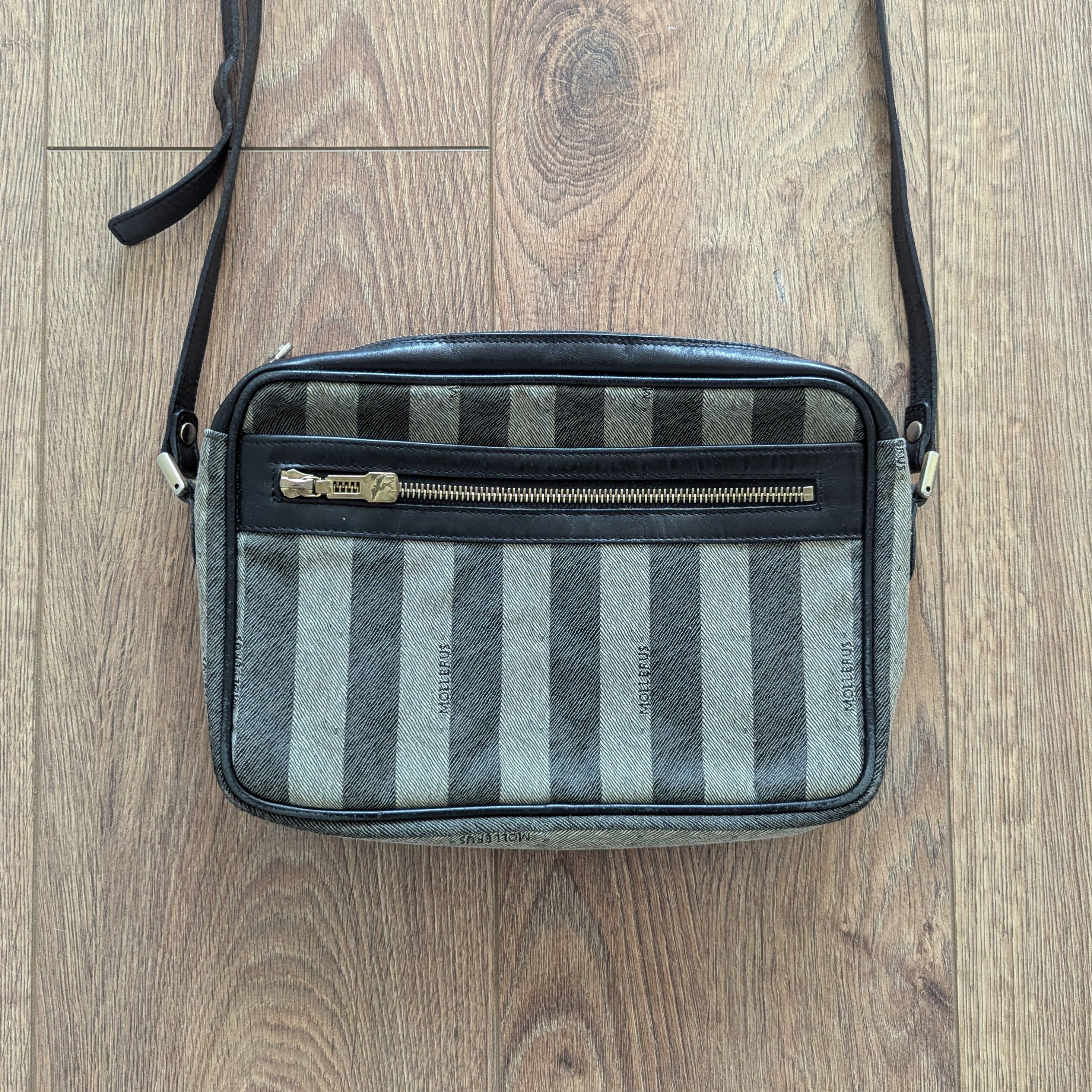 Maison Mollerus Maison Mollerus MM Messenger Small Shoulder Bag Zip Riri Size ONE SIZE - 2 Thumbnail