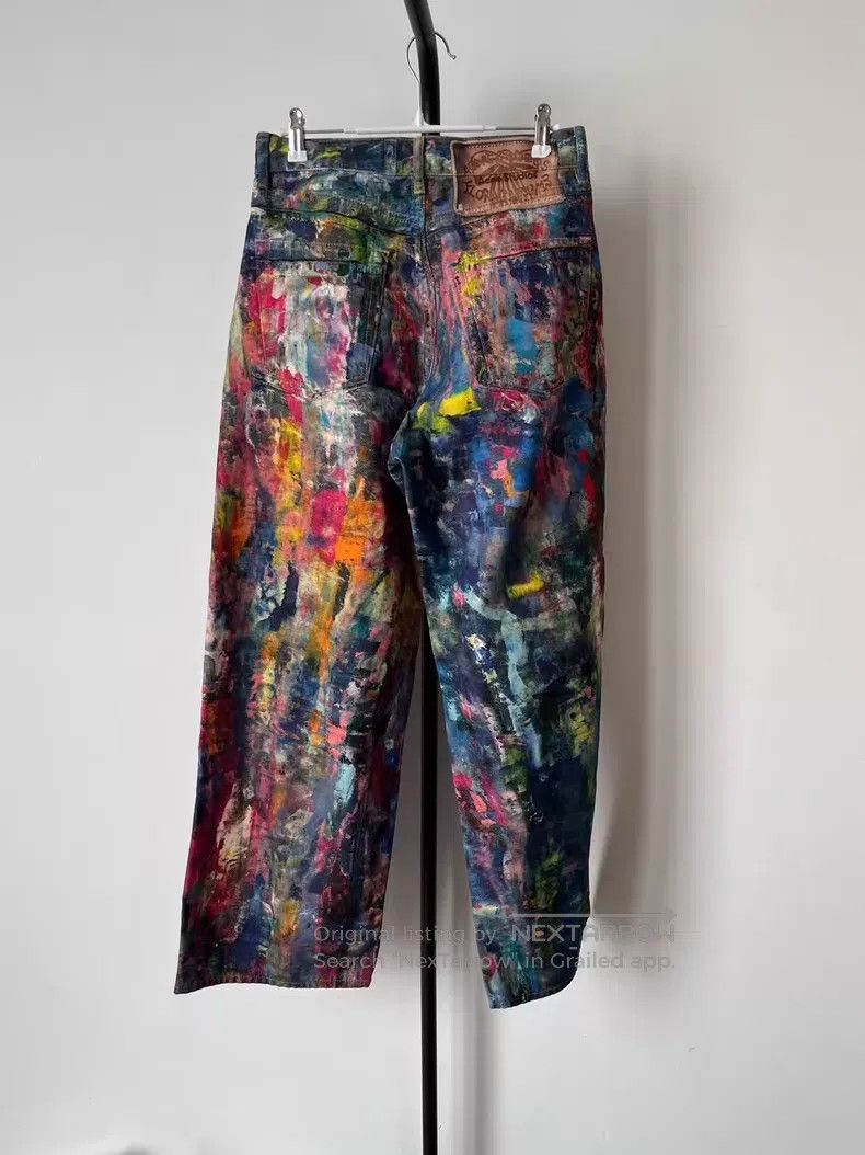 Acne Studios Acne Studios SS25 1981F Colorful Printed Loose Low-Rise Wi Size US 34 / EU 50 - 2 Thumbnail
