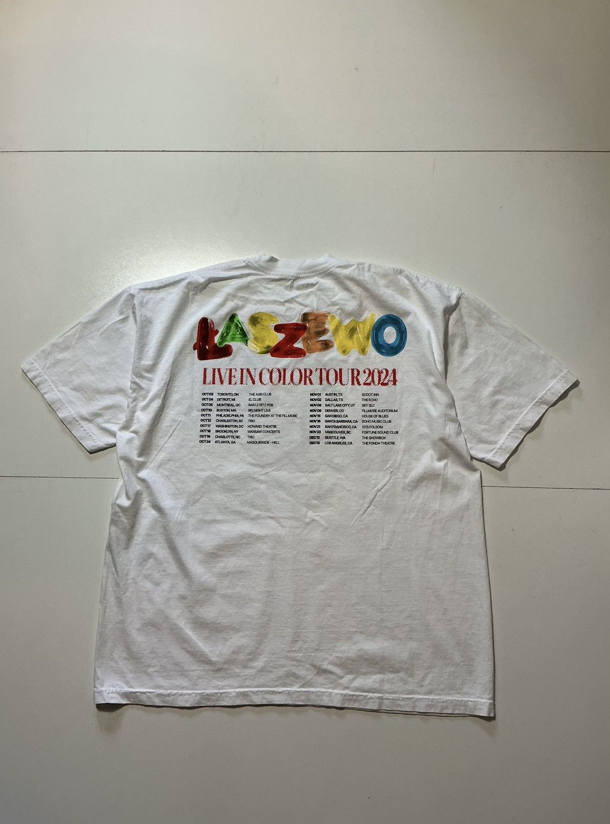 Band Tees Lazewo Live In Color 2024 Tour Official Merch EDM T-Shirt Size US XL / EU 56 / 4 - 2 Thumbnail