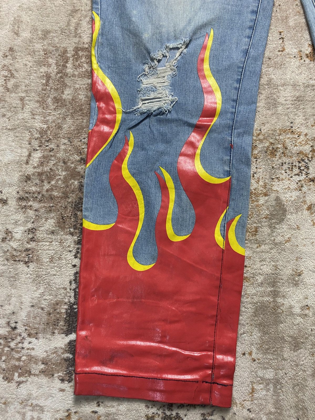 Acne Studios Insane Japanese Brand Y2k Baggy Denim Size US 31 - 5 Thumbnail