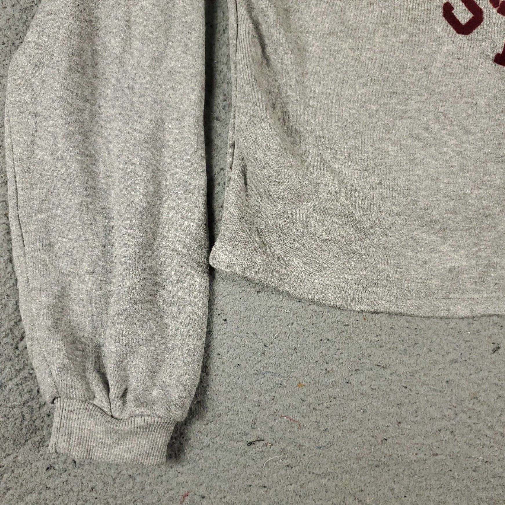 Zara Zara Gray Pullover Sweater Womens Small Crew Neck Long Sleeve Cotton Blend Size S / US 4 / IT 40 - 4 Thumbnail