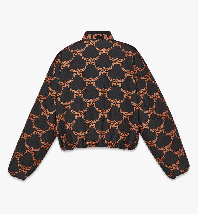 MCM o1mt1gz0126 Bomber Jacket in Black/Orange Size XL / US 12-14 / IT 48-50 - 3 Thumbnail