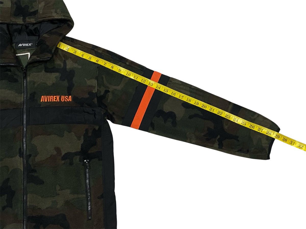 Avirex Avirex Camo Big Logo Fleece Zipper Hoodie Jacket Size US M / EU 48-50 / 2 - 17 Thumbnail