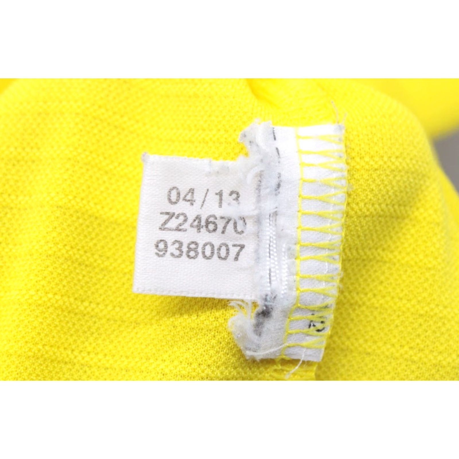 Adidas VINTAGE Adidas Shirt Men's Large Yellow Golf Climalite Solid Bright Yellow Polyester Size US L / EU 52-54 / 3 - 4 Thumbnail