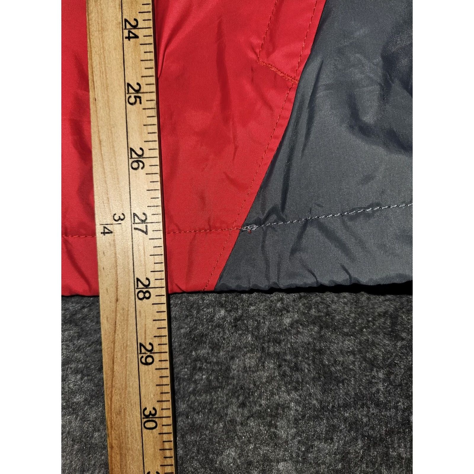 Vintage Columbia Jacket Mens Medium Red Gray Hooded Windbreaker Full Zip Outdoors Coat Size US M / EU 48-50 / 2 - 4 Thumbnail