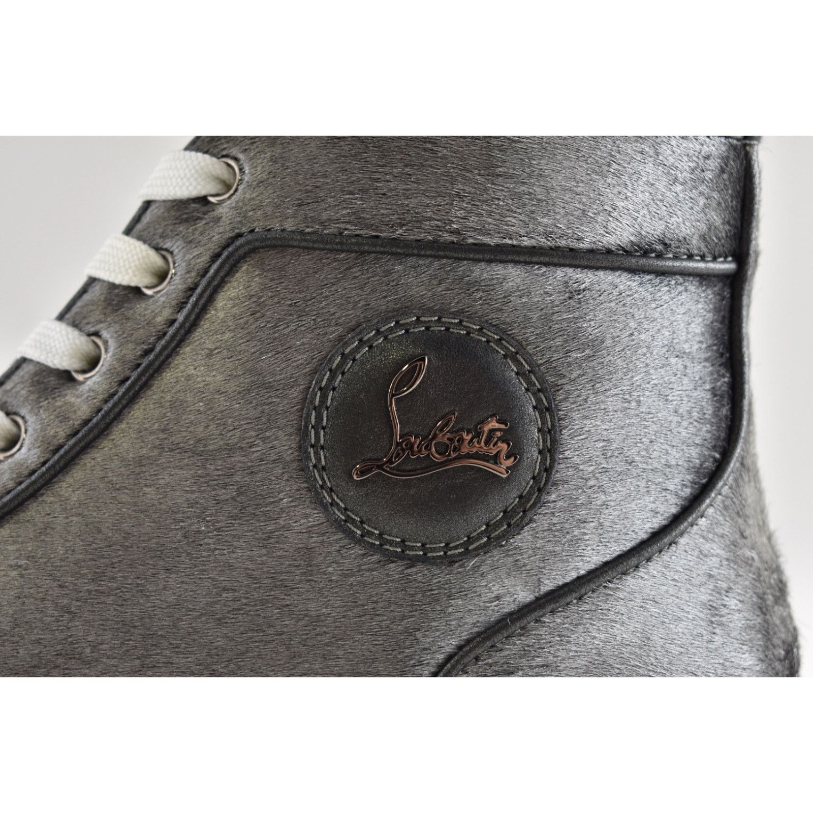 Christian Louboutin Christian Louboutin Mens Rantus Orlato Flat Silver Pony High Size US 11 / EU 44 - 10 Thumbnail