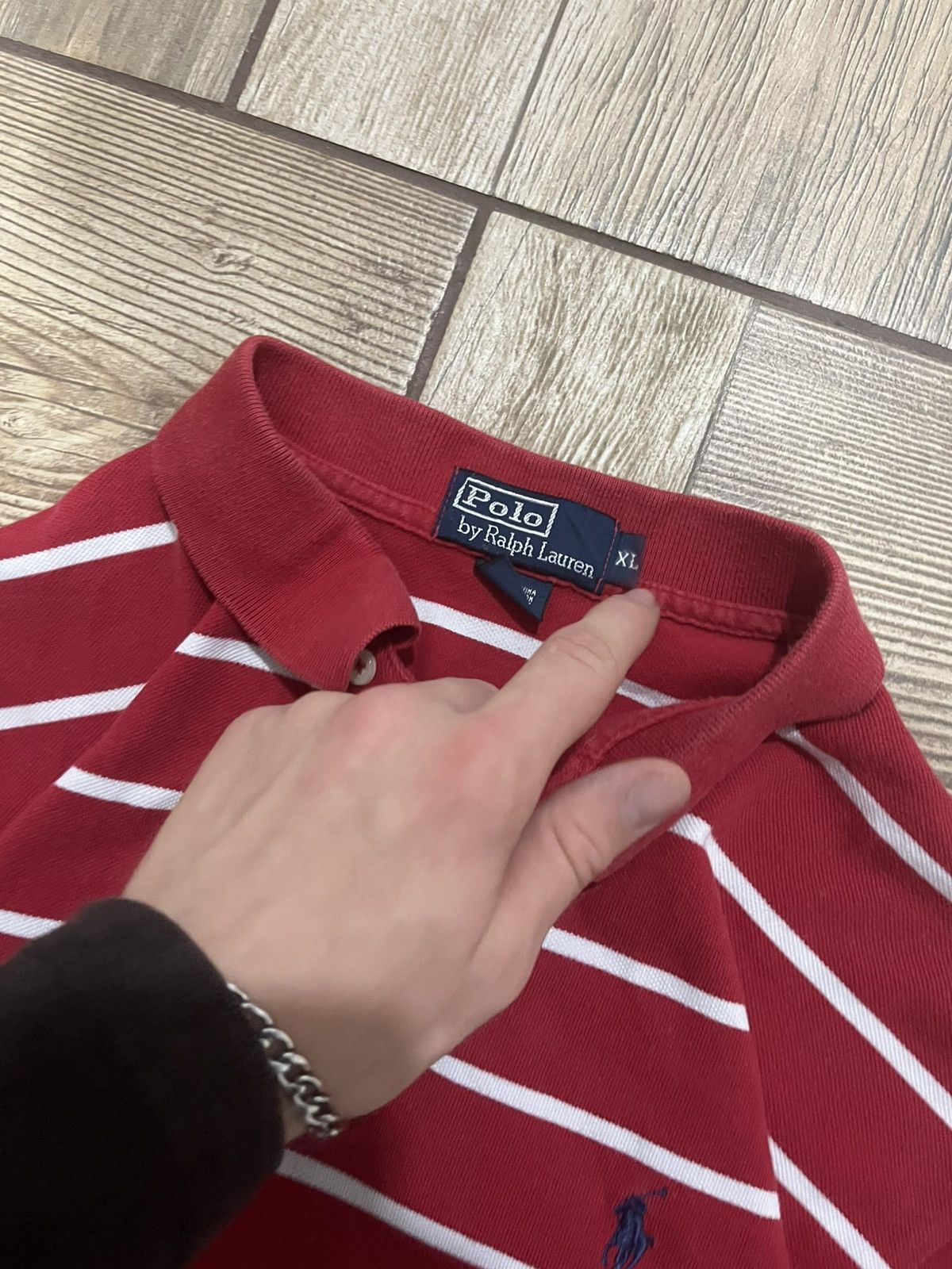 Polo Ralph Lauren Ralph Lauren Striped Polo Shirt Size US XL / EU 56 / 4 - 5 Thumbnail