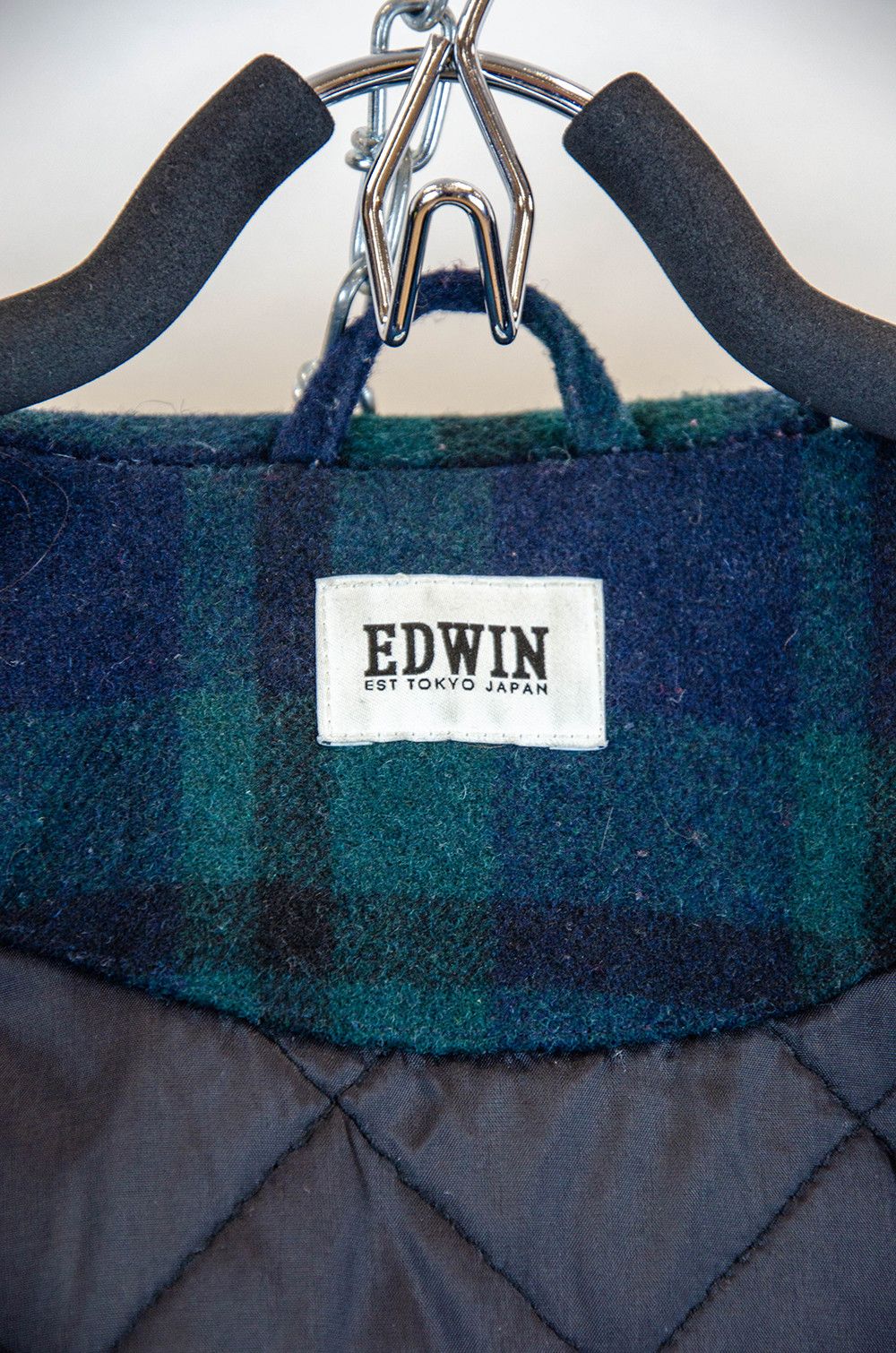 Edwin Edwin Wool Coach Jacket Blue Green Tartan – XL Size US XL / EU 56 / 4 - 10 Thumbnail
