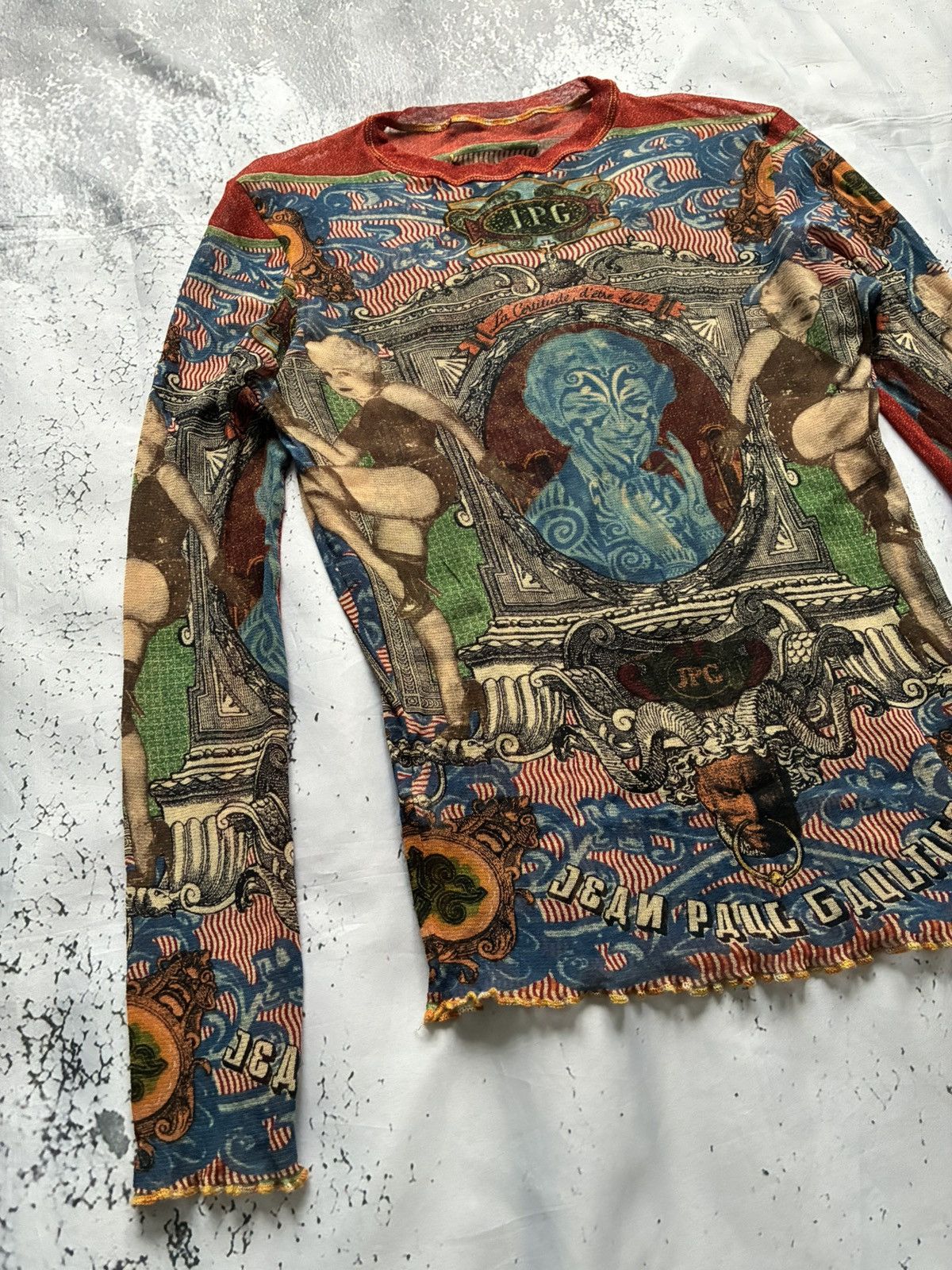 Jean Paul Gaultier SS1994 Cabaret Tattoo Top Size S / US 4 / IT 40 - 4 Thumbnail