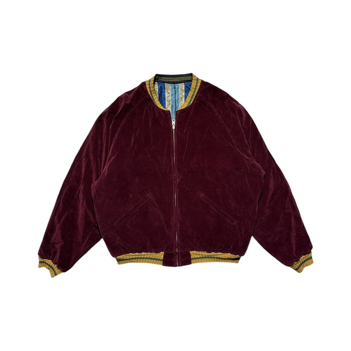 Kapital Reversible satin velvet souvenir bomber jacket Size US XL / EU 56 / 4 - 4 Thumbnail