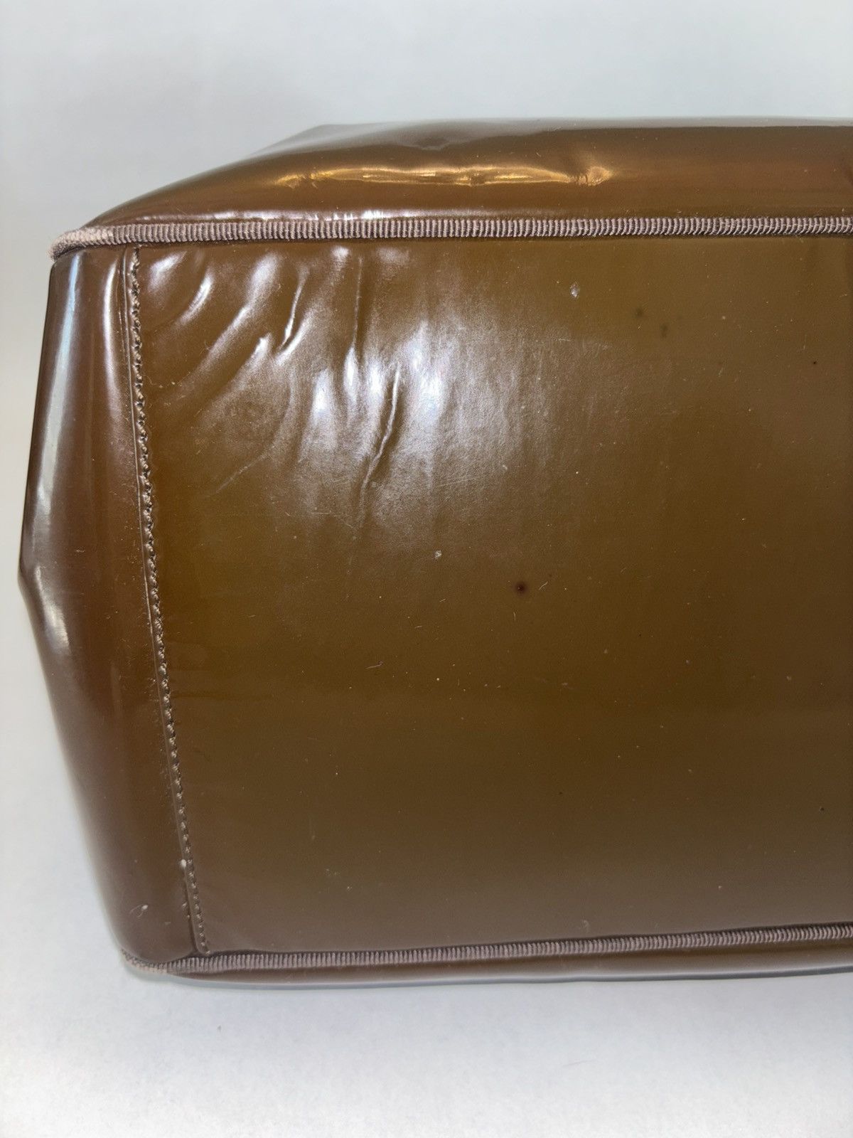 Salvatore Ferragamo Brown Patent Leather Ferragamo Tote Size ONE SIZE - 12 Thumbnail