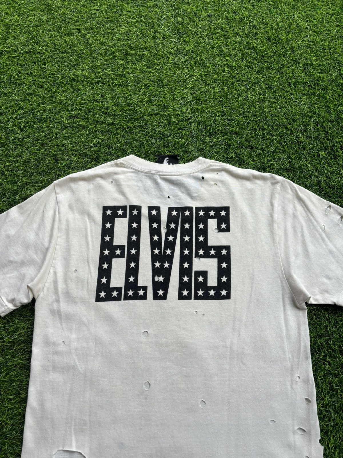 Hysteric Glamour Hysteric Glamour Elvis Presley Thrashed Tshirt Size US M / EU 48-50 / 2 - 3 Thumbnail