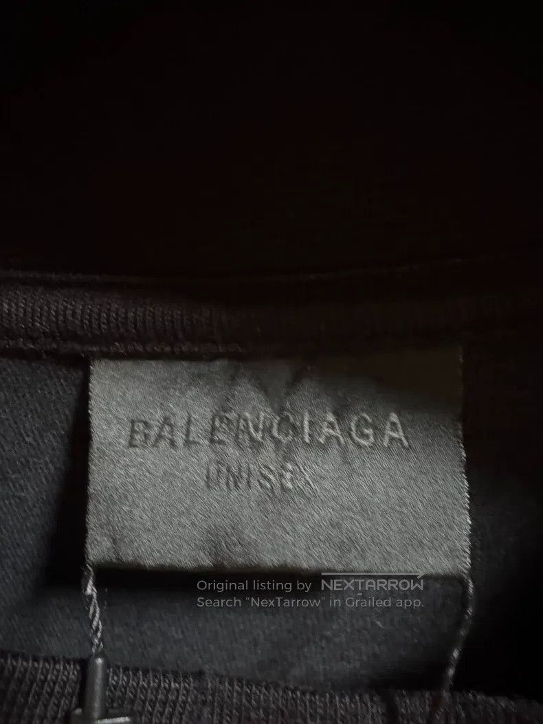 Balenciaga Balenciaga Laser disc black short-sleeve T-shirt Size US L / EU 52-54 / 3 - 4 Thumbnail