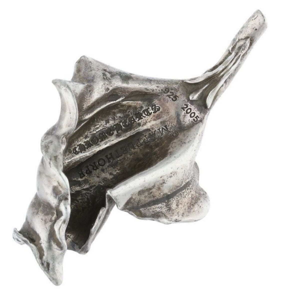 Chrome Hearts Chrome Hearts Silver Lily Pendant Necklace Size ONE SIZE - 2 Thumbnail