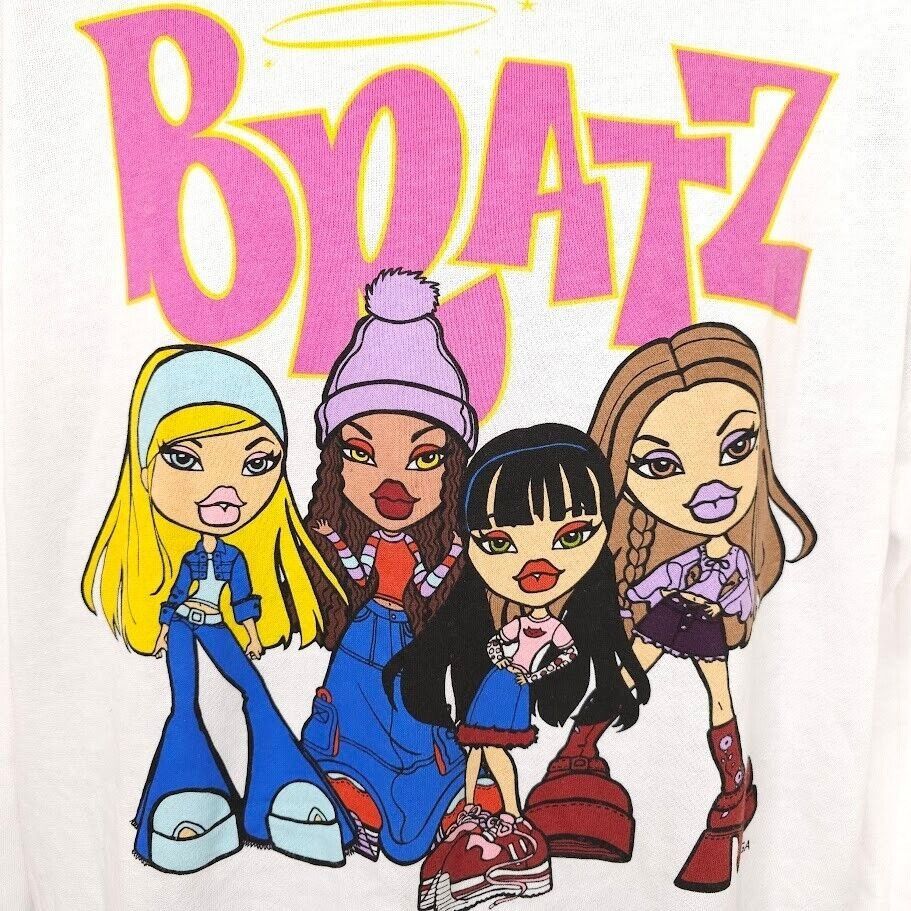 Other Bratz Sweatshirt Hoodie Mens Size Large White Fashion Dolls Size US L / EU 52-54 / 3 - 2 Thumbnail