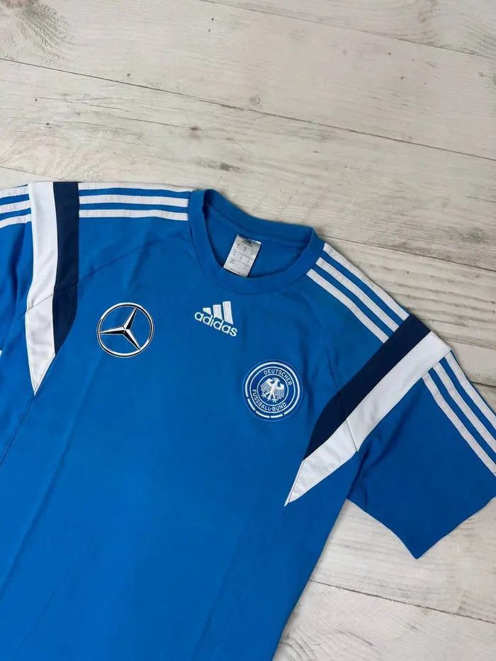 Adidas Adidas Germany 2014 2015 Mercedes Bens Training Shirt Jersey Size US M / EU 48-50 / 2 - 2 Thumbnail