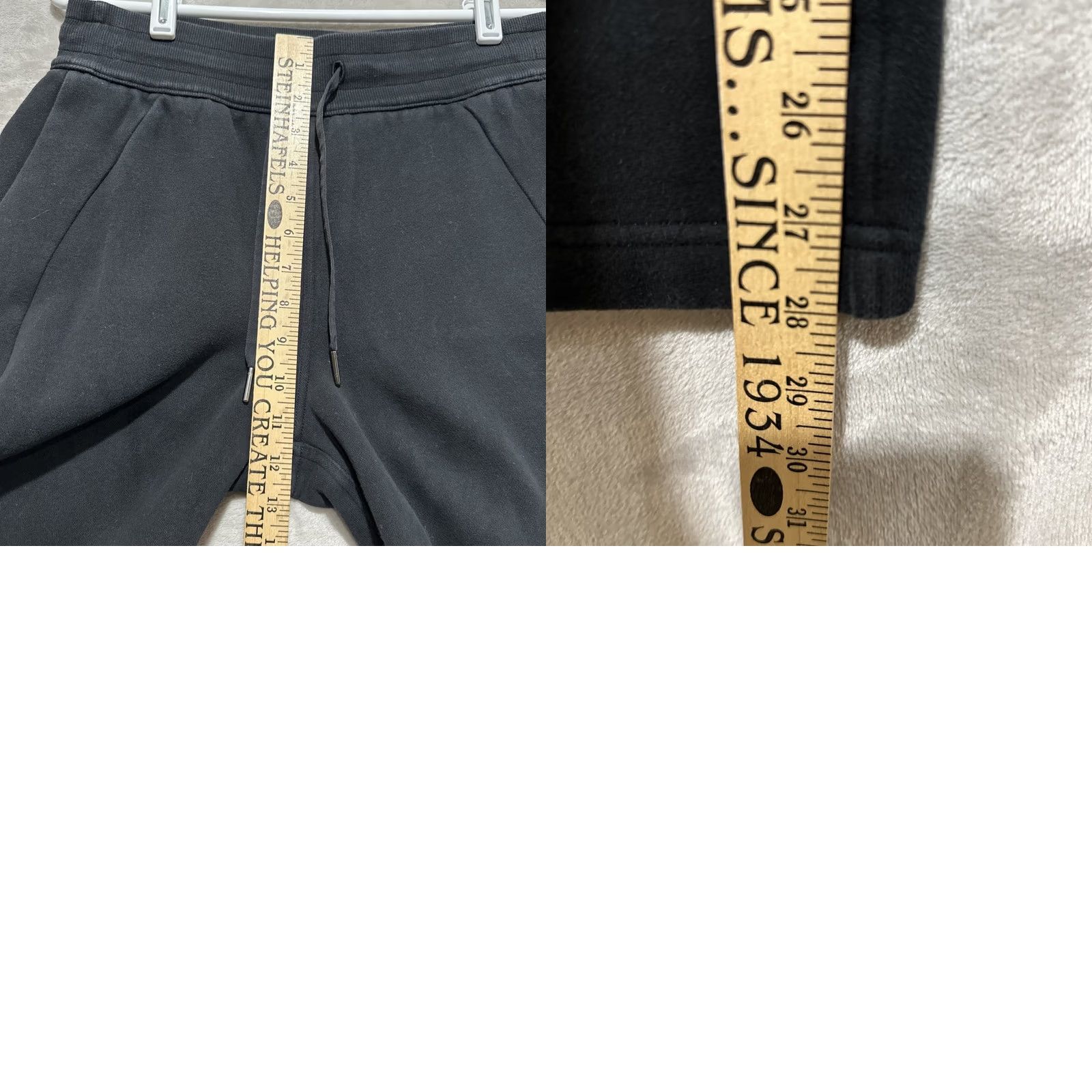 Lululemon Lululemon Scuba Mid-Rise Wide-Leg Pants Women M Black Athleisure, Sweatpants, Casual, Travel, Relaxed Fit Size 32" / US 10 / IT 46 - 8 Thumbnail