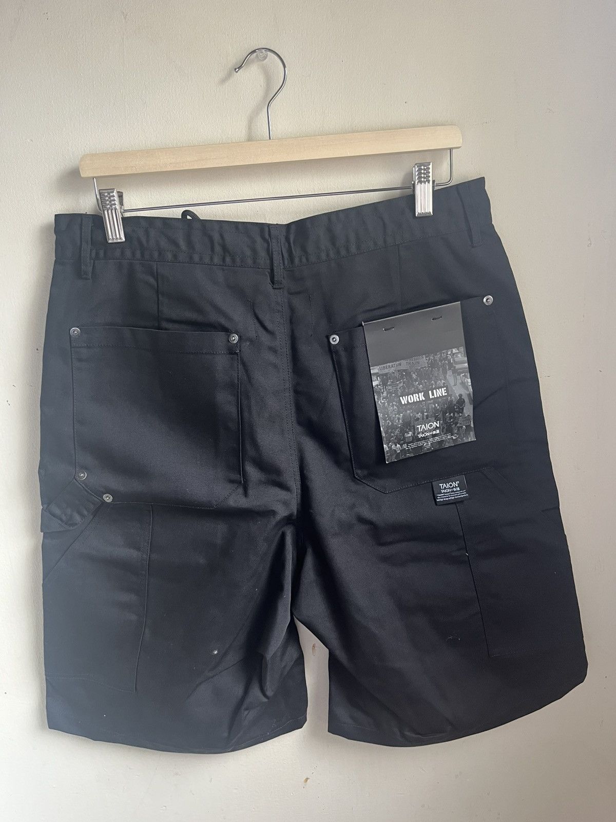 Taion Work Shorts Black L, Men's (Size 34) — image 4 of 5