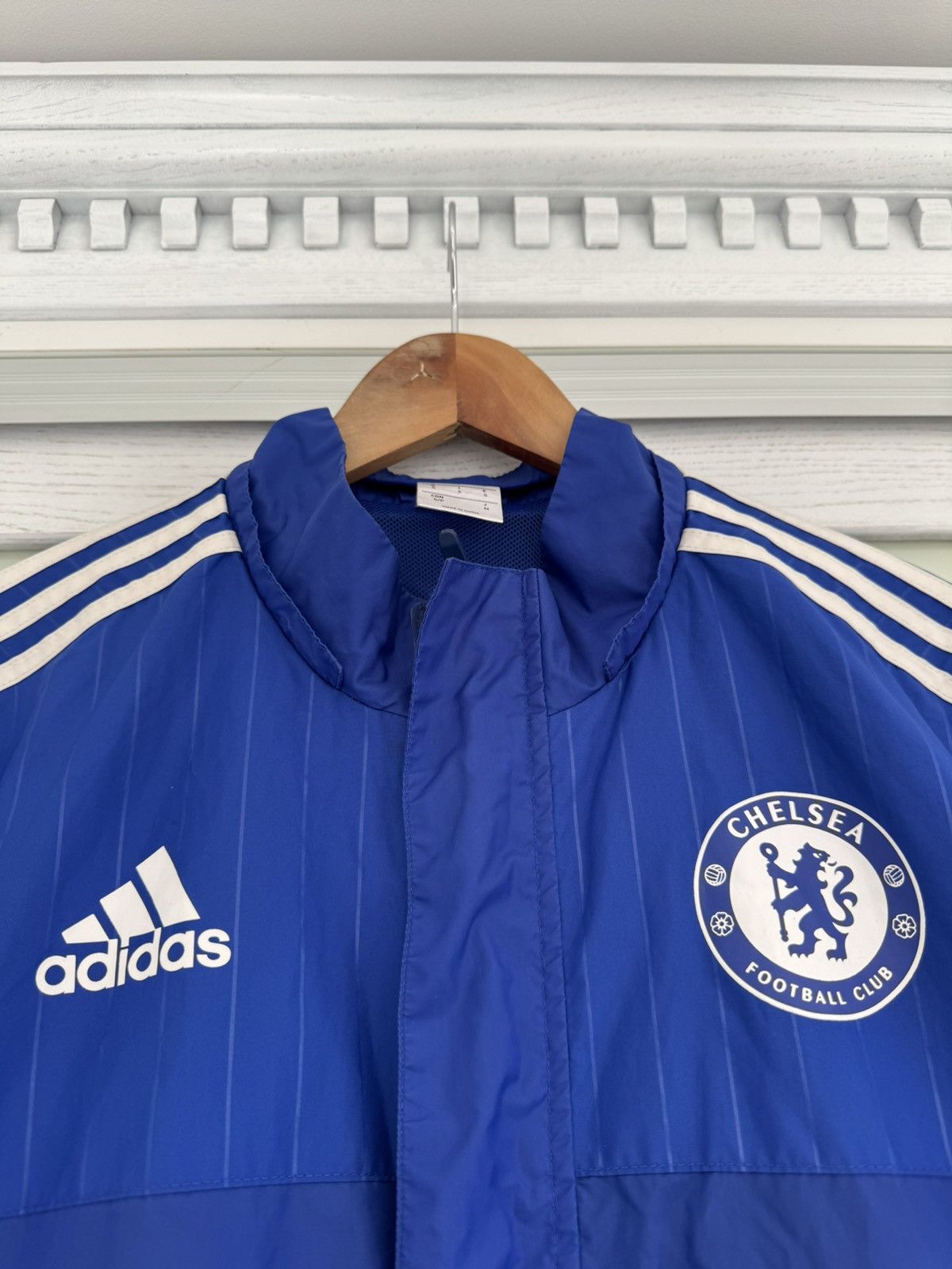 Adidas Adidas Chelsea 2015-2016 Soccer Track Jacket Football Shirt Size US S / EU 44-46 / 1 - 5 Thumbnail