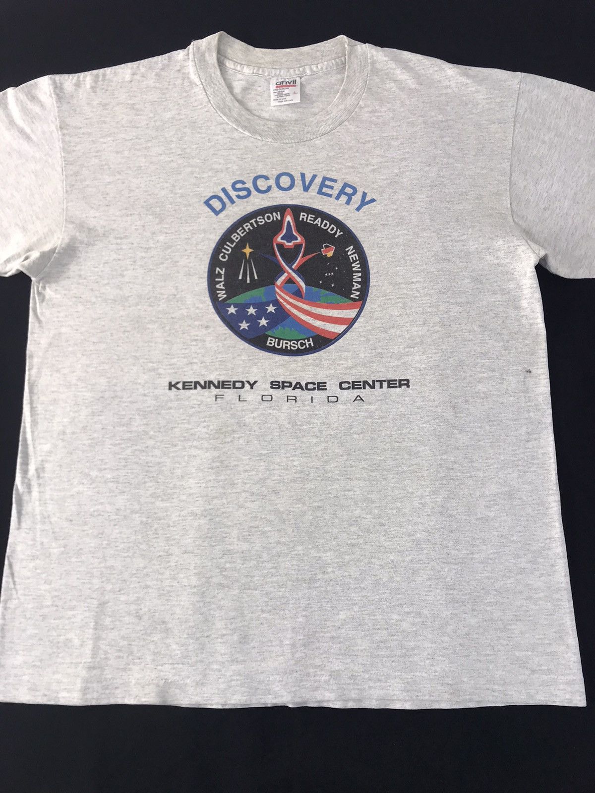 NASA Discovery Kennedy Space Centre Florida Moon Expedition Tee Size US L / EU 52-54 / 3 - 3 Thumbnail