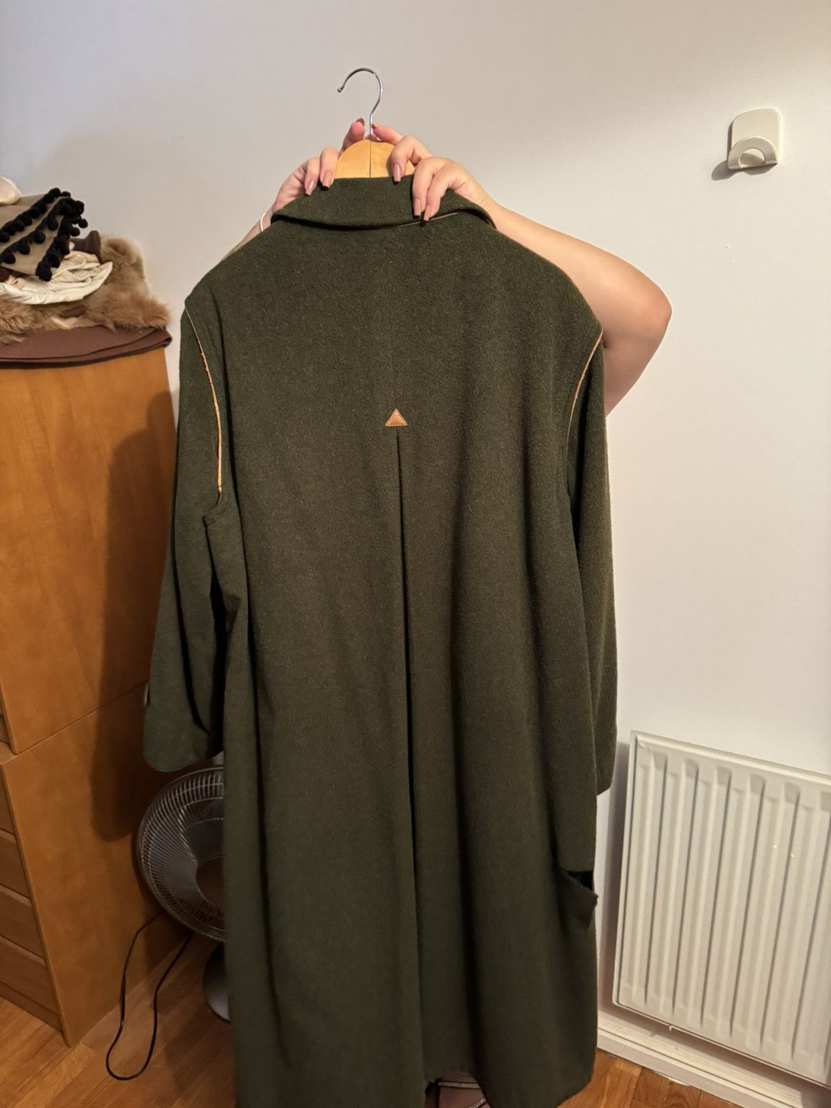 Other Club Interchasse Paris Loden Overcoat - Dark Green Size US L / EU 52-54 / 3 - 3 Thumbnail