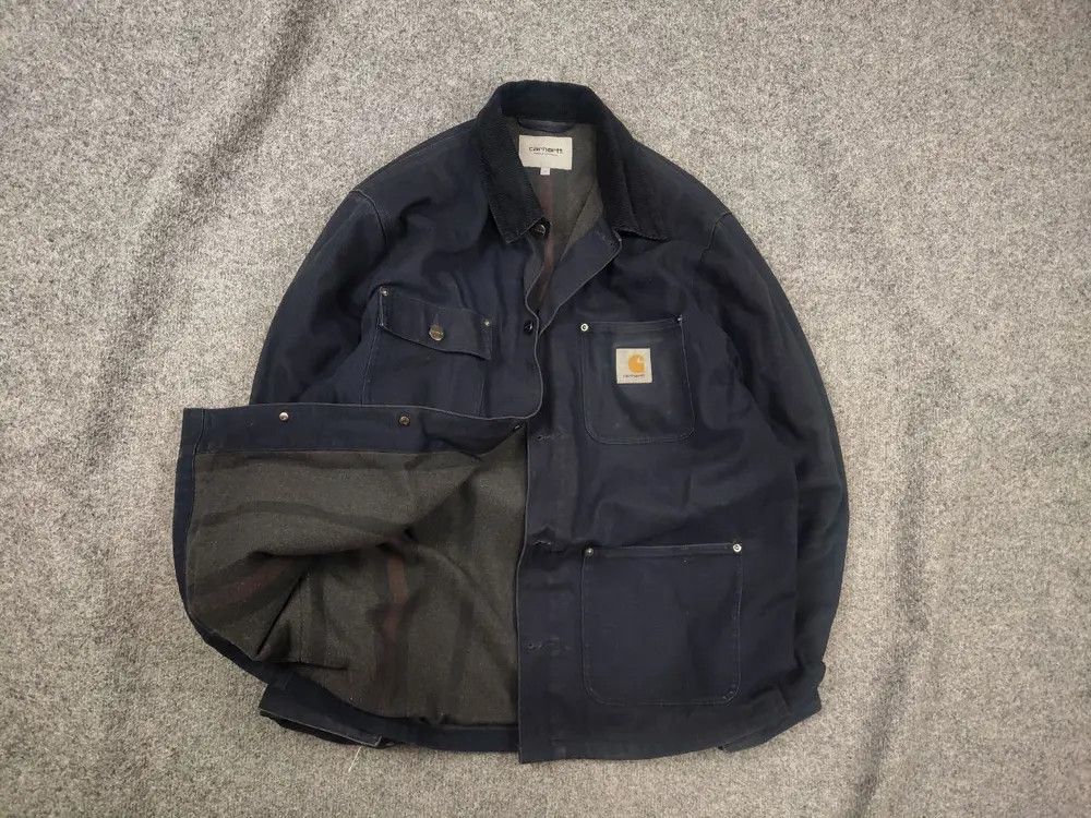 Carhartt Vintage Carhartt michigan Faded Canvas Linen Pocket Jacket Size US L / EU 52-54 / 3 - 1 Thumbnail