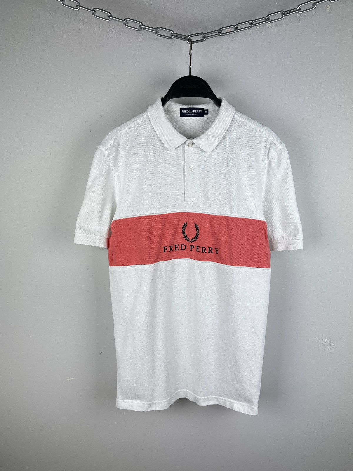 Fred Perry × Vintage Vintage Y2K Fred Perry Big Embroidery Logo Polo T-shirt Size US S / EU 44-46 / 1 - 1 Thumbnail