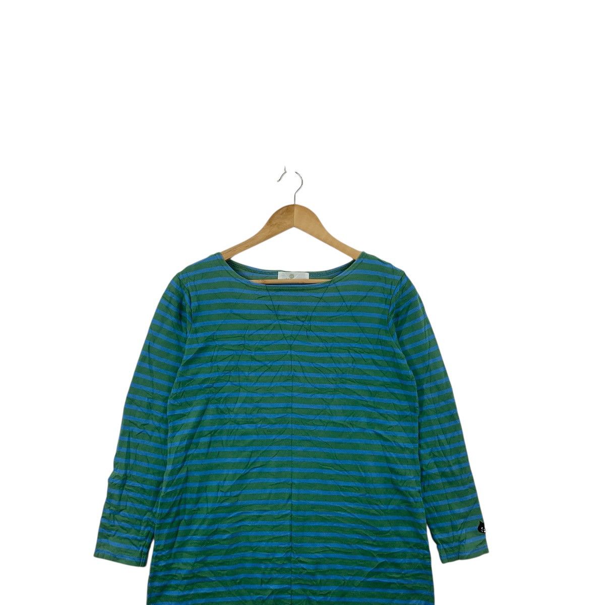 Ne-Net NE-NET TSUMORI CHISATO Cat Striped Blouse Tee Shirt Top Size S / US 4 / IT 40 - 2 Thumbnail