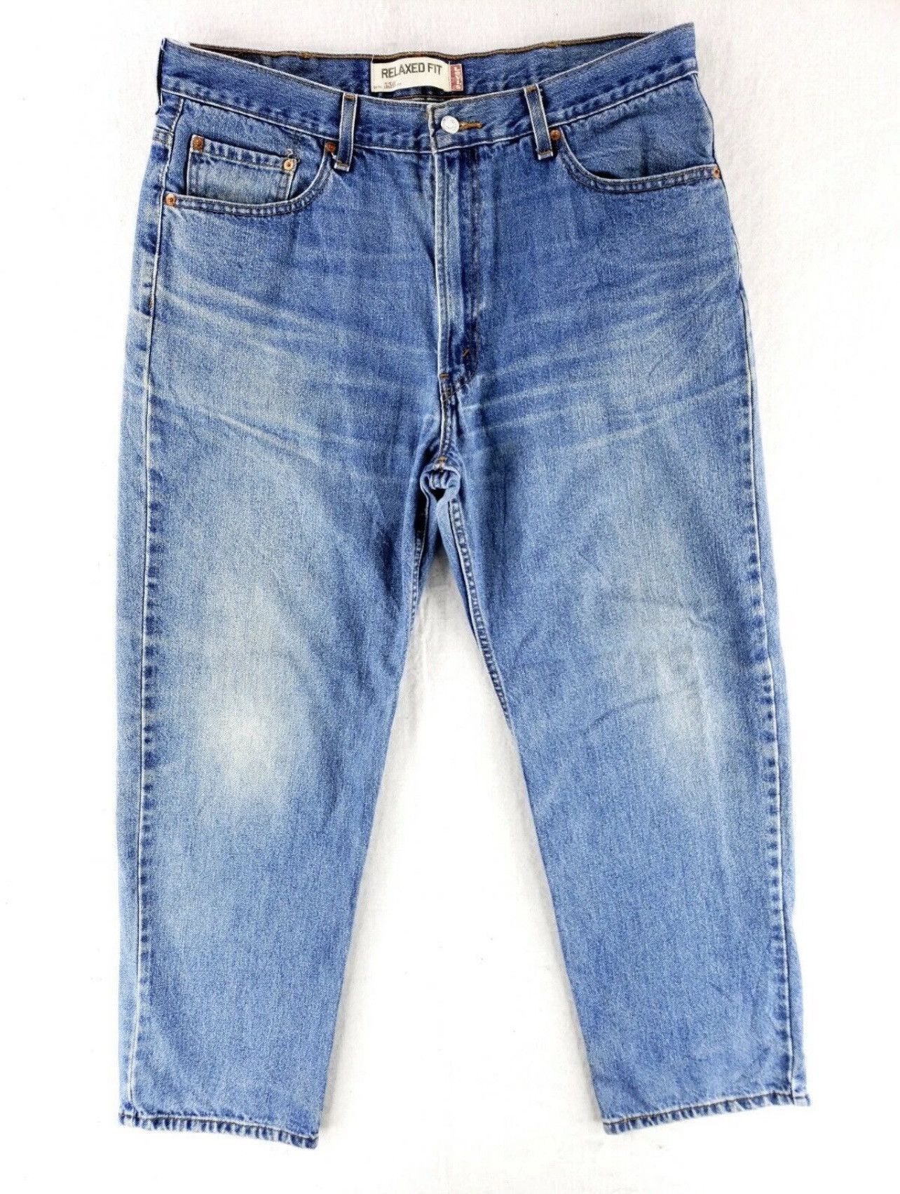 Levi's Levi’s Vintage 550 38x30 Faded Jeans (90s) Size US 38 / EU 54 - 1 Thumbnail