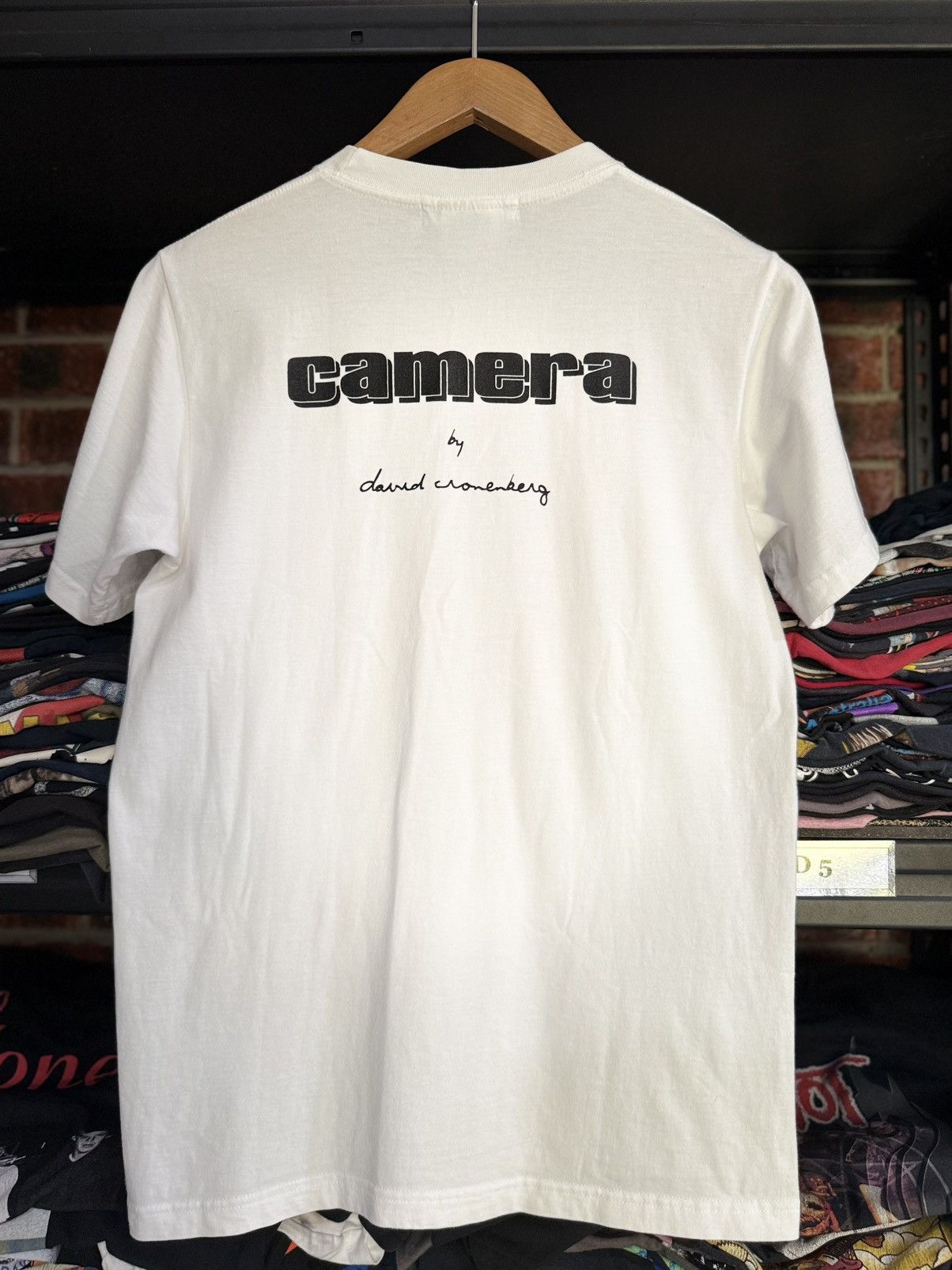 Number (N)ine Rare Vintage Number Nine X Camera David Cronenberg Hanes Tee Size US M / EU 48-50 / 2 - 2 Thumbnail
