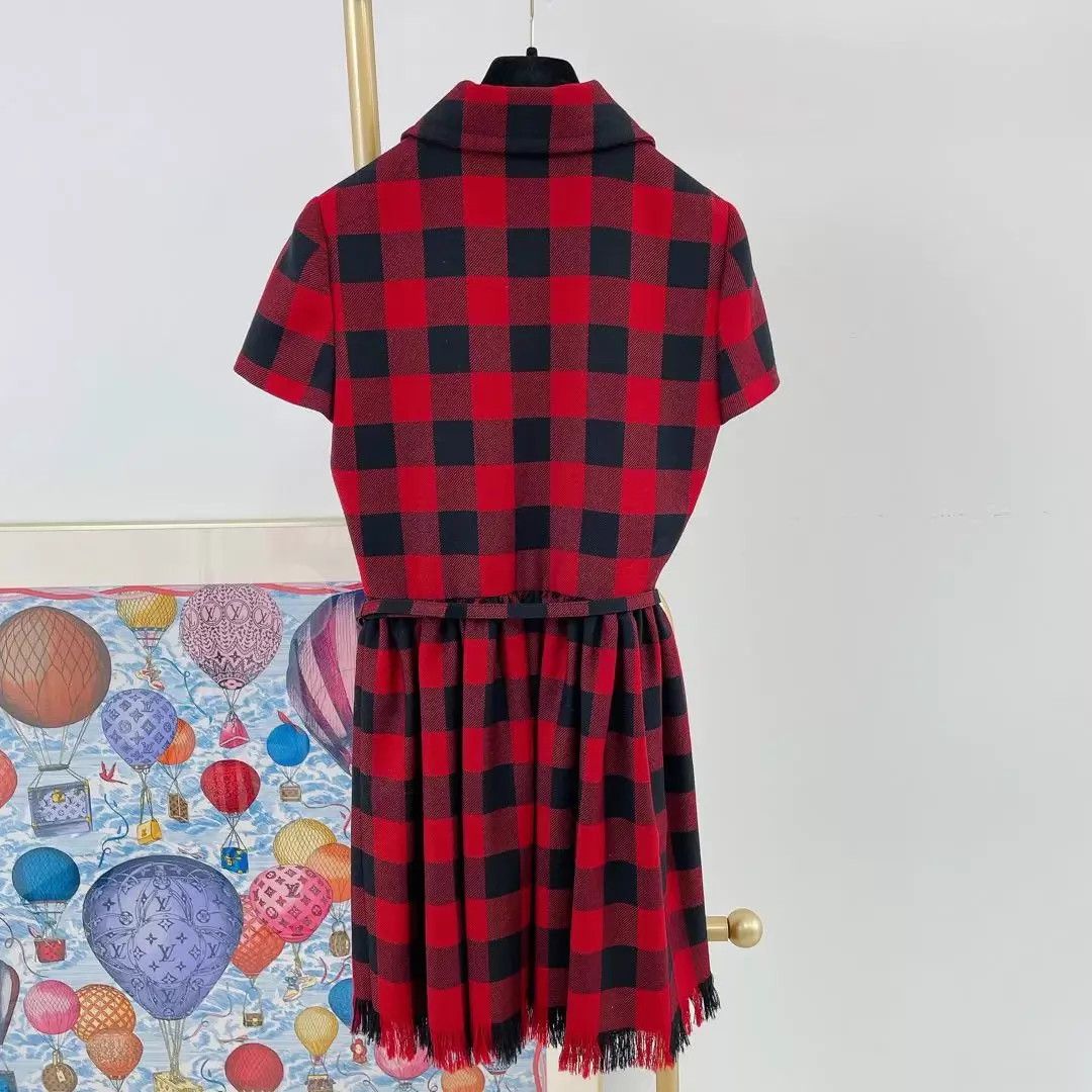 Dior Christian Dior tartan dress FR 36 Size XS / US 0-2 / IT 36-38 - 2 Thumbnail