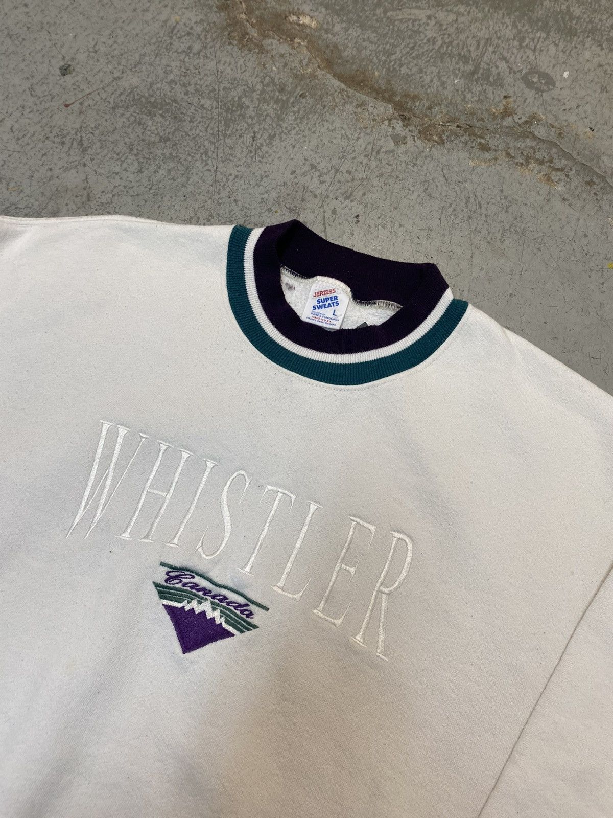 Jerzees Vintage 1990’s Whistler Crewneck Size US L / EU 52-54 / 3 - 2 Thumbnail