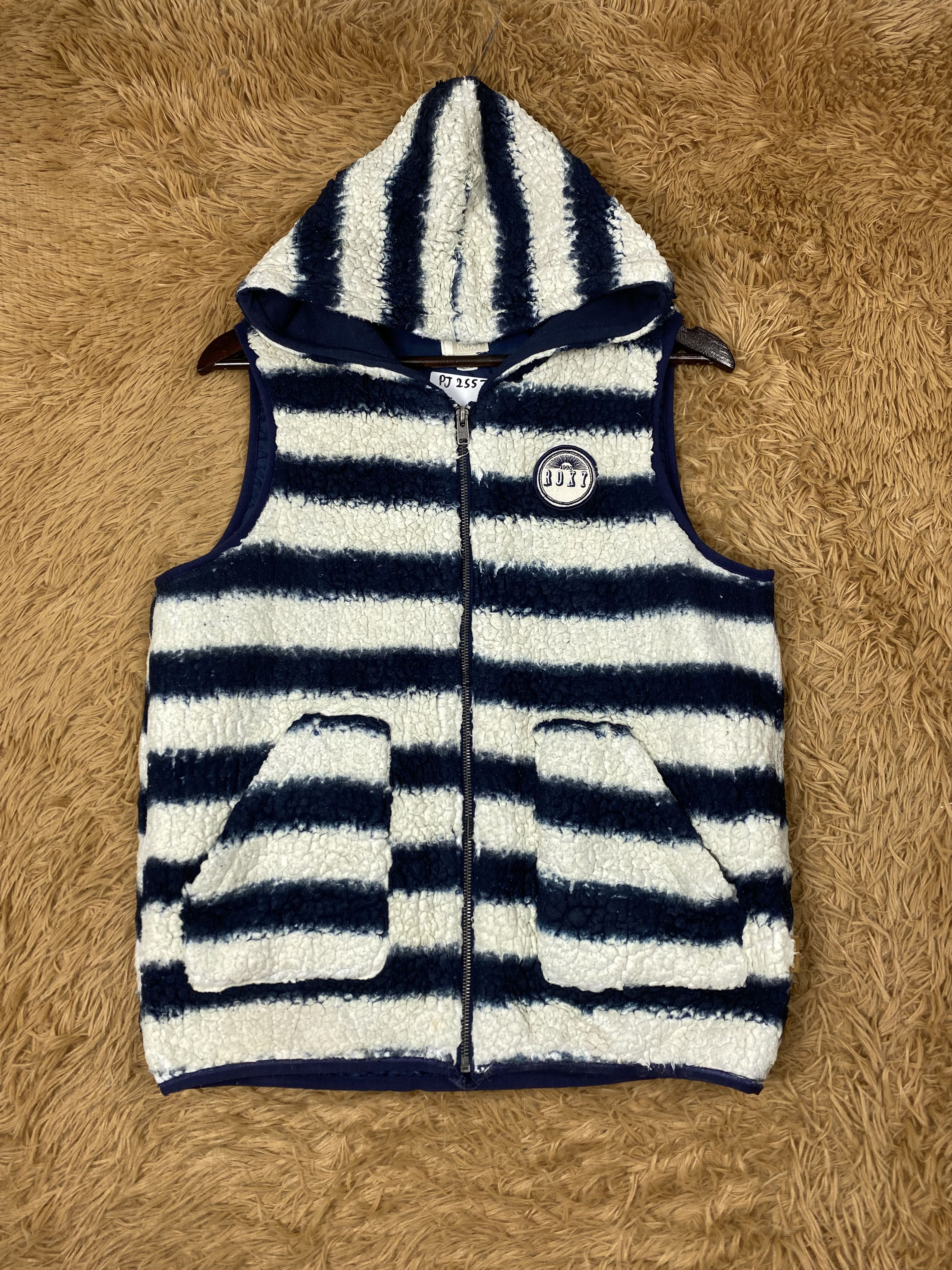 Quiksilver Vintage Roxy Fleece Quilted Lining Vest PJ2557 Size US L / EU 52-54 / 3 - 1 Thumbnail