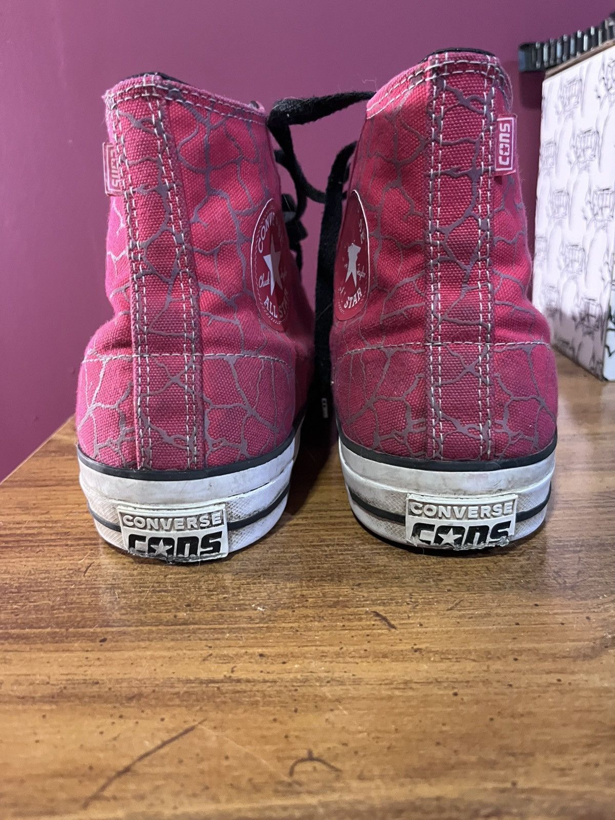 Converse Converse cons pink reflective lightning Size US 9.5 / EU 42-43 - 8 Thumbnail